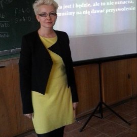 O przeciwdziałaniu przemocy w rodzinie z uczniami Liceum Ogólnokształcącego w Gołdapi