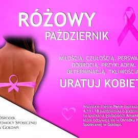 Różowy październik – Uratuj Kobietę