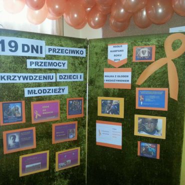 Fotorelacja z kampanii Pomarańczowej Wstążeczki SP Boćwinka