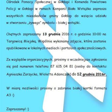 BIAŁA WSTĄŻKA – aktualizacja