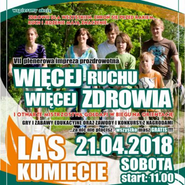 Więcej ruchu więcej zdrowia 2018r.