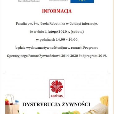 Wydawanie żywności Parafia św. Józefa